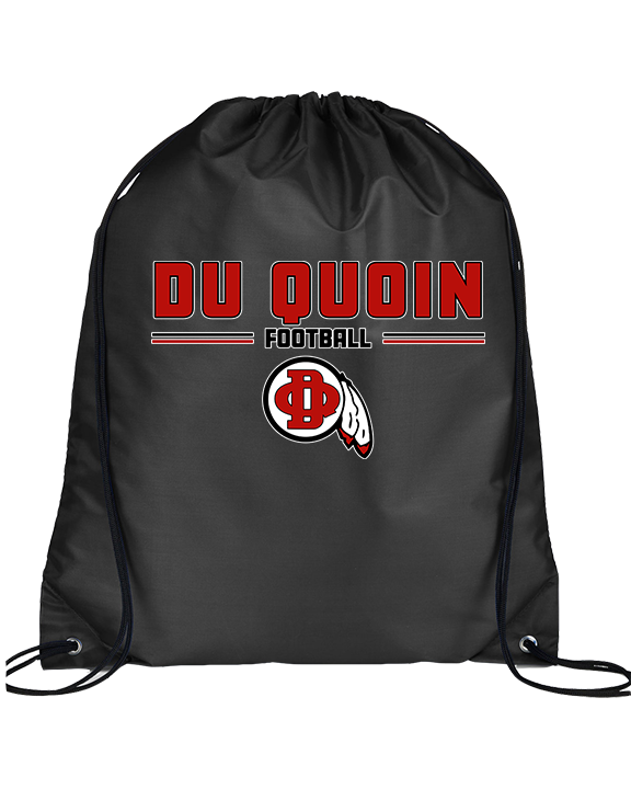 Du Quoin HS Football Keen - Drawstring Bag