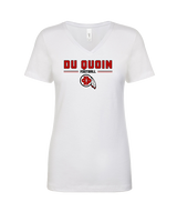 Du Quoin HS Football Keen - Womens Vneck