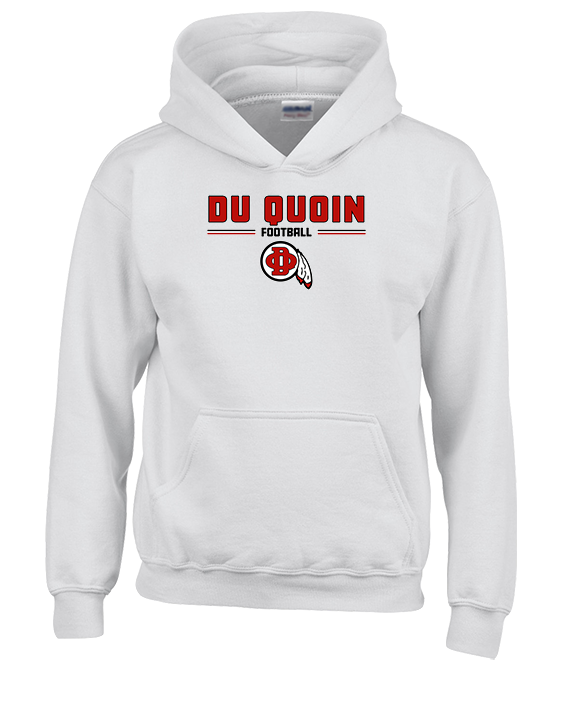 Du Quoin HS Football Keen - Youth Hoodie