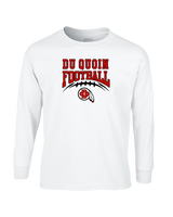 Du Quoin HS Football School Football - Cotton Longsleeve
