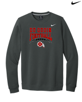 Du Quoin HS Football School Football - Mens Nike Crewneck