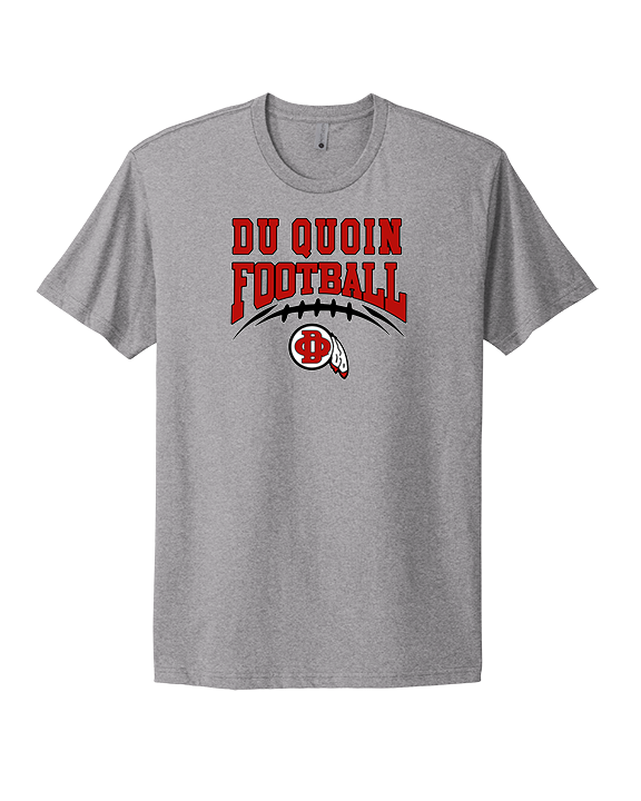 Du Quoin HS Football School Football - Mens Select Cotton T-Shirt