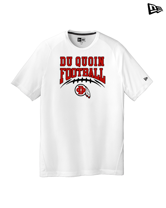 Du Quoin HS Football School Football - New Era Performance Shirt