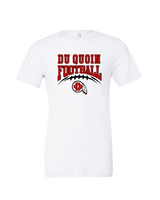 Du Quoin HS Football School Football - Tri-Blend Shirt