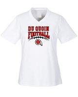 Du Quoin HS Football School Football - Womens Performance Shirt