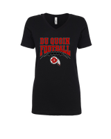 Du Quoin HS Football School Football - Womens Vneck