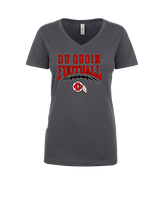Du Quoin HS Football School Football - Womens Vneck
