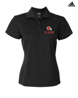 Du Quoin HS Football Stacked - Adidas Womens Polo