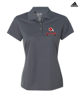 Du Quoin HS Football Stacked - Adidas Womens Polo
