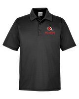 Du Quoin HS Football Stacked - Mens Polo