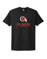 Du Quoin HS Football Stacked - Mens Select Cotton T-Shirt