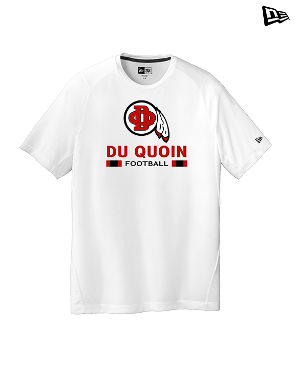 Du Quoin HS Football Stacked - New Era Performance Shirt