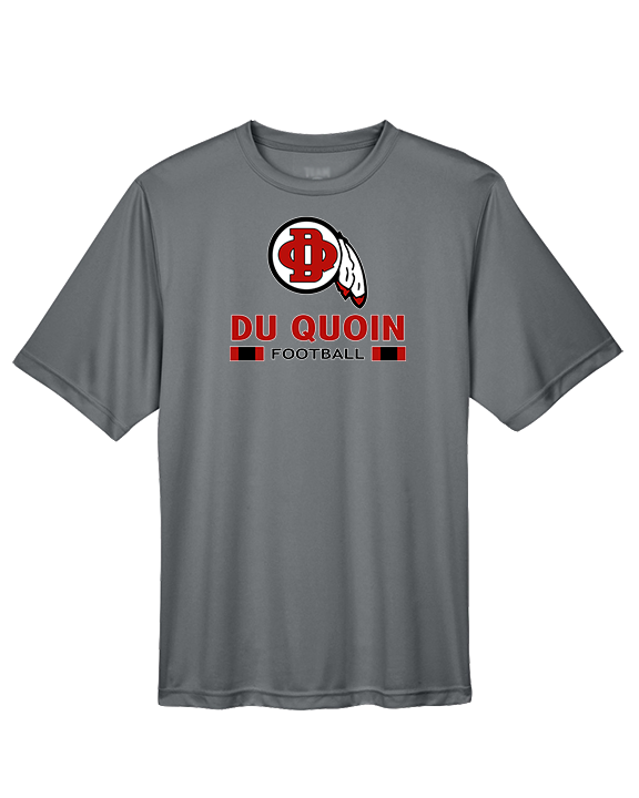 Du Quoin HS Football Stacked - Performance Shirt