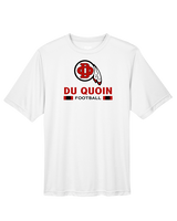 Du Quoin HS Football Stacked - Performance Shirt