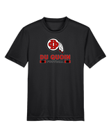 Du Quoin HS Football Stacked - Youth Performance Shirt