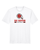 Du Quoin HS Football Stacked - Youth Performance Shirt
