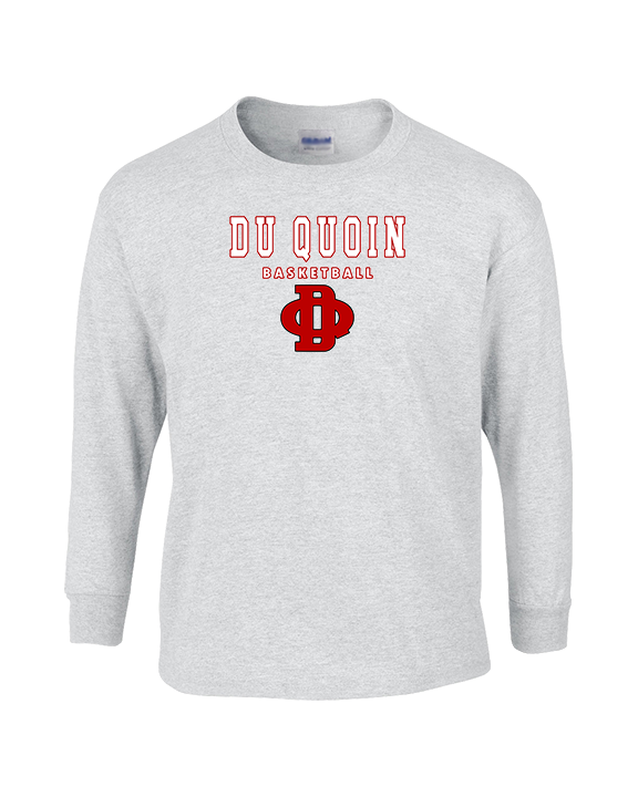 Du Quoin HS Girls Basketball Block - Cotton Longsleeve