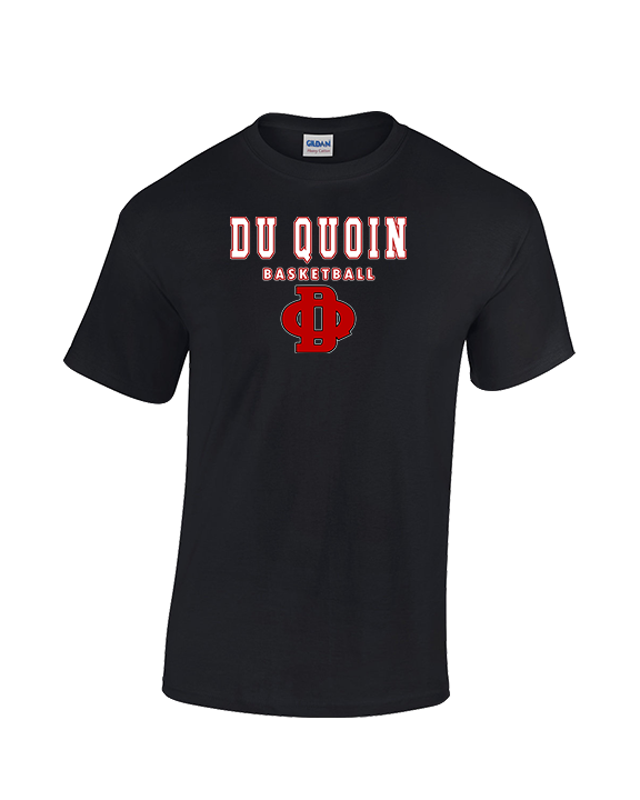 Du Quoin HS Girls Basketball Block - Cotton T-Shirt