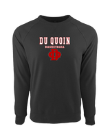 Du Quoin HS Girls Basketball Block - Crewneck Sweatshirt