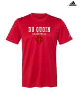 Du Quoin HS Girls Basketball Block - Mens Adidas Performance Shirt