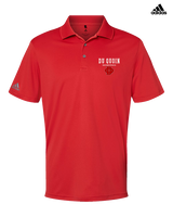 Du Quoin HS Girls Basketball Block - Mens Adidas Polo