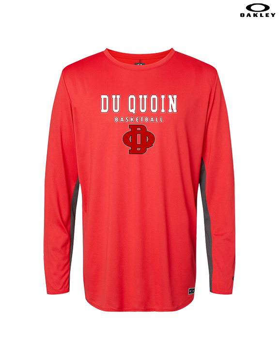 Du Quoin HS Girls Basketball Block - Mens Oakley Longsleeve