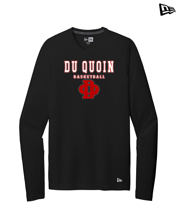 Du Quoin HS Girls Basketball Block - New Era Performance Long Sleeve