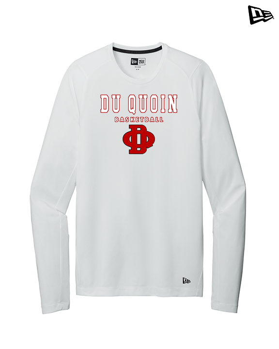 Du Quoin HS Girls Basketball Block - New Era Performance Long Sleeve