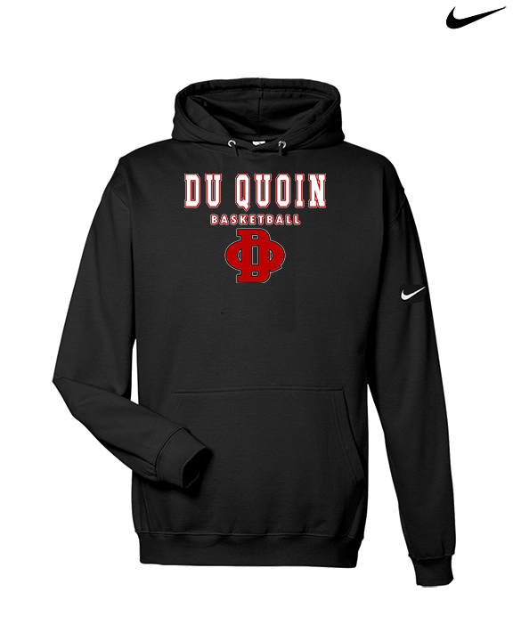Du Quoin HS Girls Basketball Block - Nike Club Fleece Hoodie