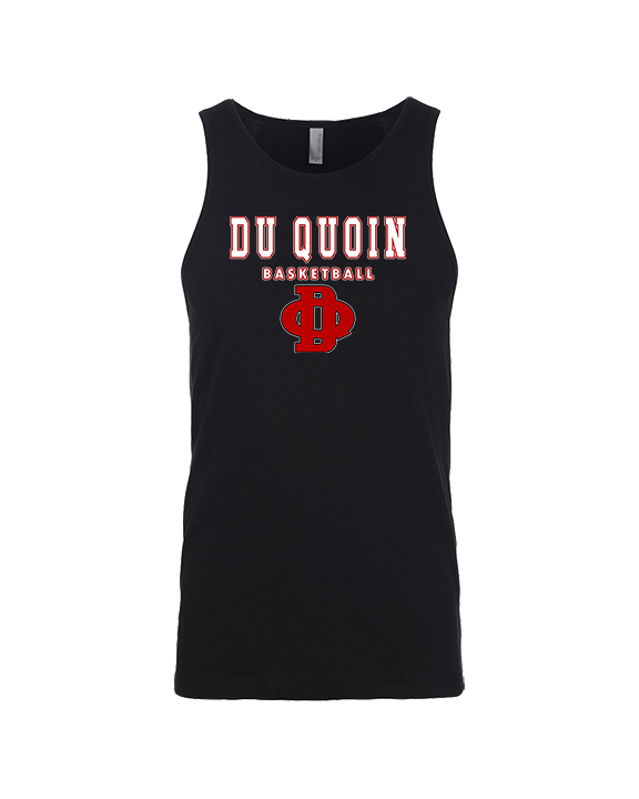 Du Quoin HS Girls Basketball Block - Tank Top
