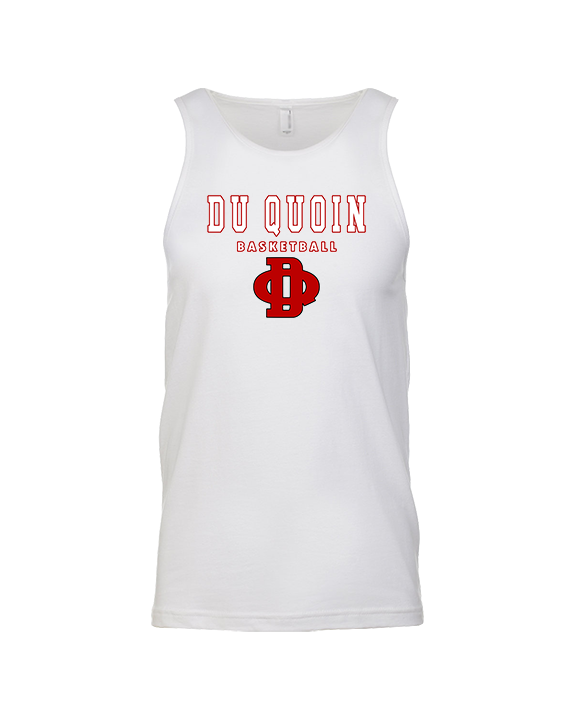 Du Quoin HS Girls Basketball Block - Tank Top
