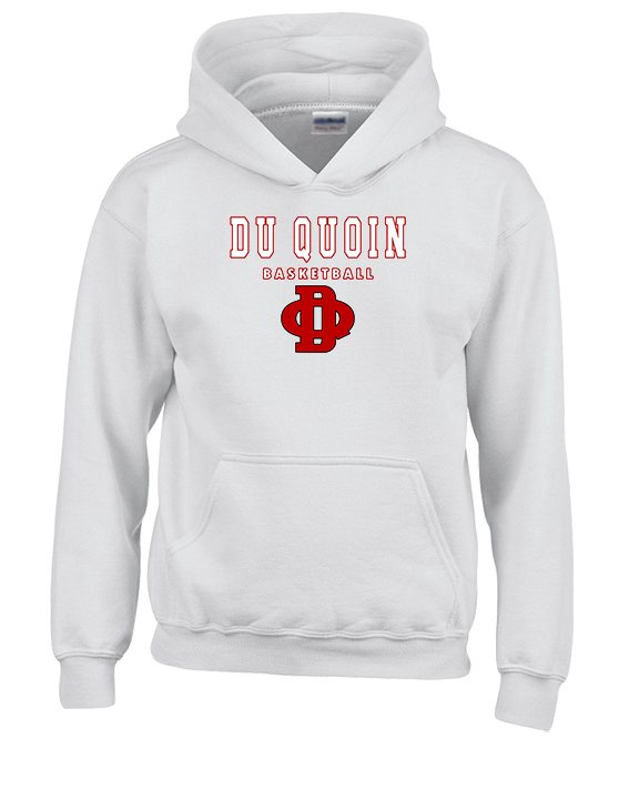 Du Quoin HS Girls Basketball Block - Unisex Hoodie