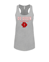 Du Quoin HS Girls Basketball Block - Womens Tank Top