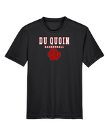 Du Quoin HS Girls Basketball Block - Youth Performance Shirt