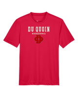 Du Quoin HS Girls Basketball Block - Youth Performance Shirt