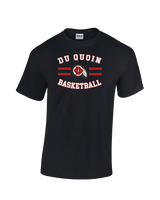 Du Quoin HS Girls Basketball Curve - Cotton T-Shirt