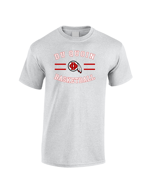 Du Quoin HS Girls Basketball Curve - Cotton T-Shirt