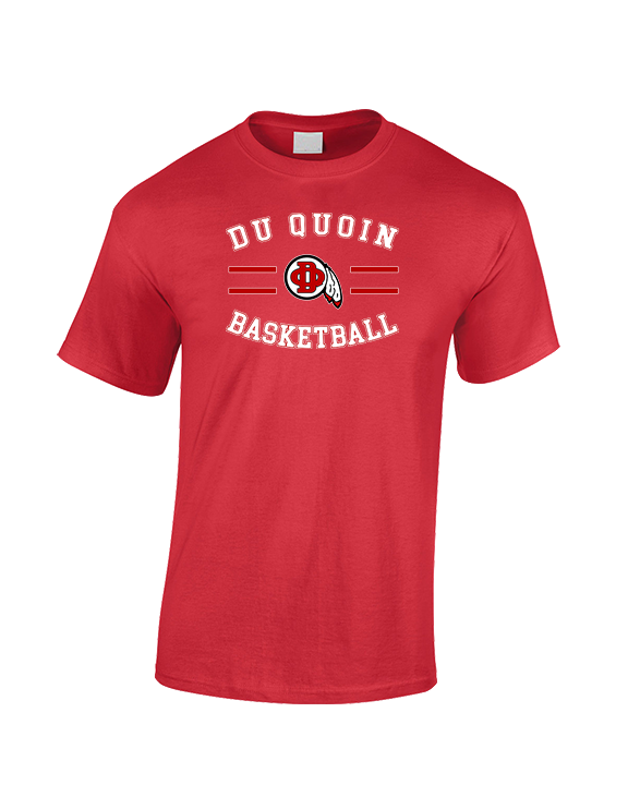 Du Quoin HS Girls Basketball Curve - Cotton T-Shirt
