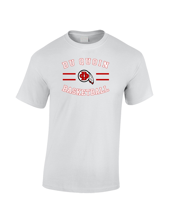 Du Quoin HS Girls Basketball Curve - Cotton T-Shirt