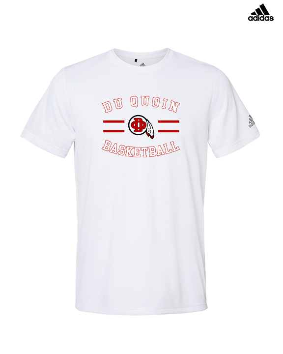Du Quoin HS Girls Basketball Curve - Mens Adidas Performance Shirt