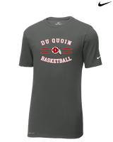 Du Quoin HS Girls Basketball Curve - Mens Nike Cotton Poly Tee