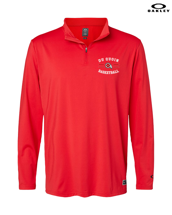 Du Quoin HS Girls Basketball Curve - Mens Oakley Quarter Zip