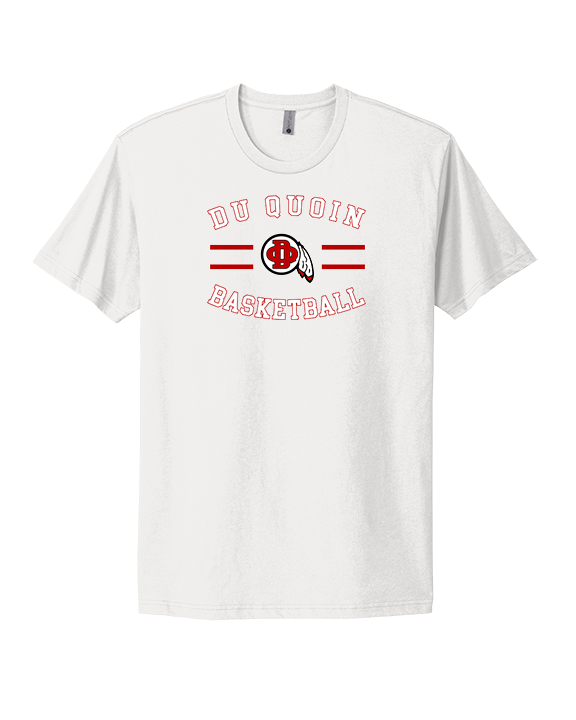 Du Quoin HS Girls Basketball Curve - Mens Select Cotton T-Shirt
