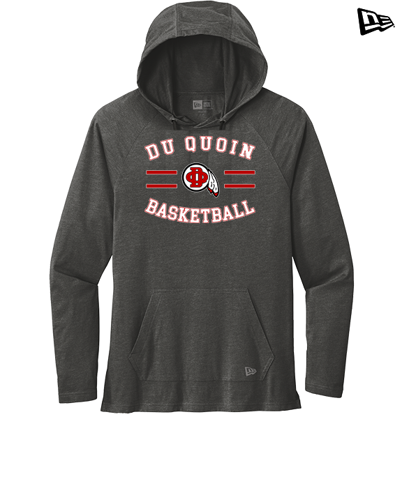 Du Quoin HS Girls Basketball Curve - New Era Tri-Blend Hoodie