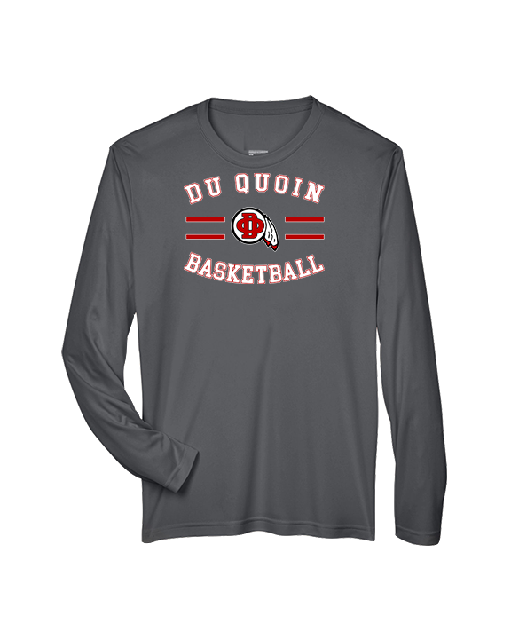 Du Quoin HS Girls Basketball Curve - Performance Longsleeve