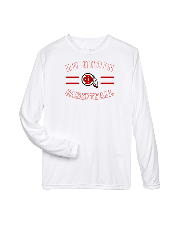 Du Quoin HS Girls Basketball Curve - Performance Longsleeve
