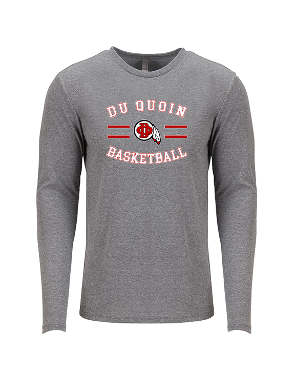 Du Quoin HS Girls Basketball Curve - Tri-Blend Long Sleeve