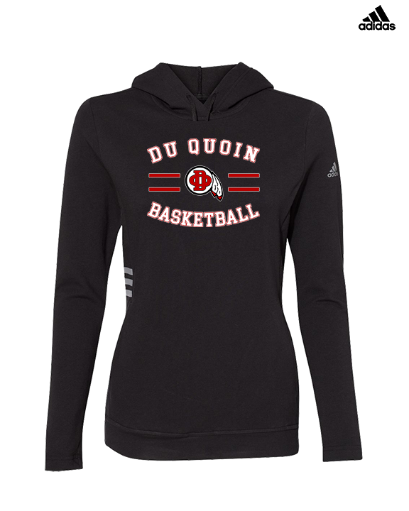 Du Quoin HS Girls Basketball Curve - Womens Adidas Hoodie