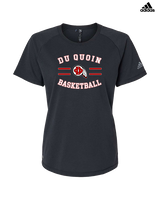 Du Quoin HS Girls Basketball Curve - Womens Adidas Performance Shirt