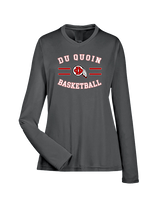 Du Quoin HS Girls Basketball Curve - Womens Performance Longsleeve